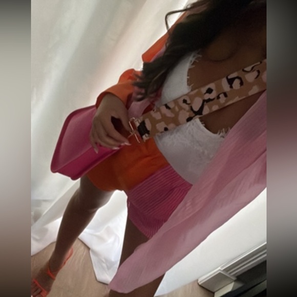 Ruby and Jenna striped shorts and button up set - Picture 3 of 4